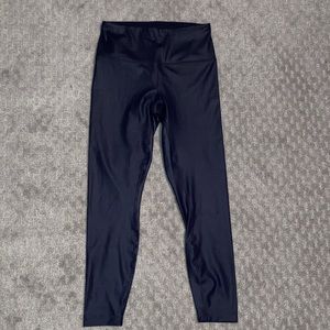 POWER FLEX HIGH WAIST LEGGING in blue chrome